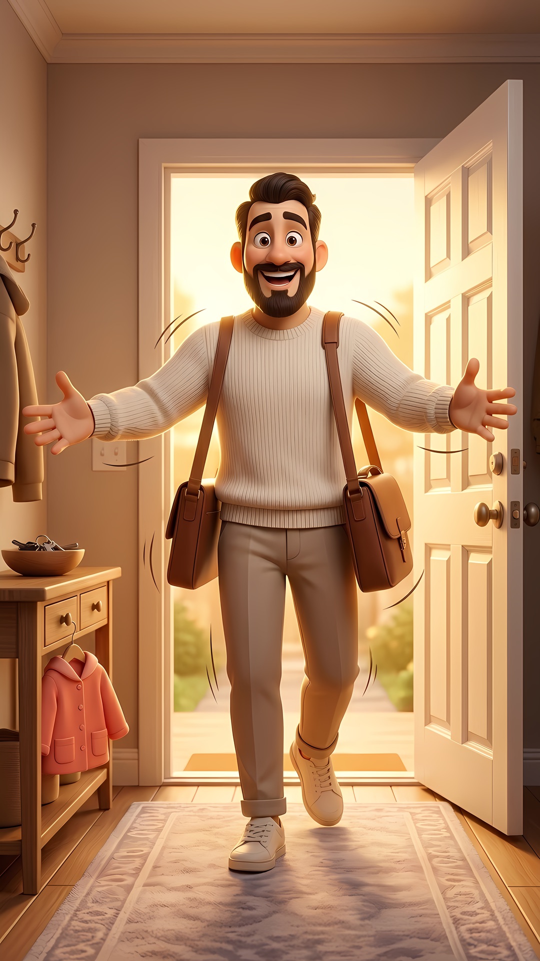 He Said 'Daddy's Home' — And She Hid