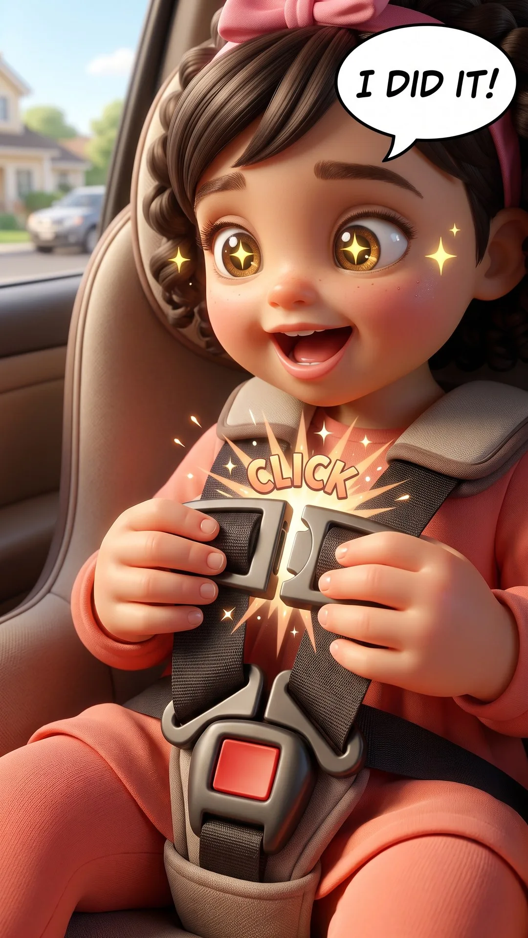 She Declared War On Her Car Seat