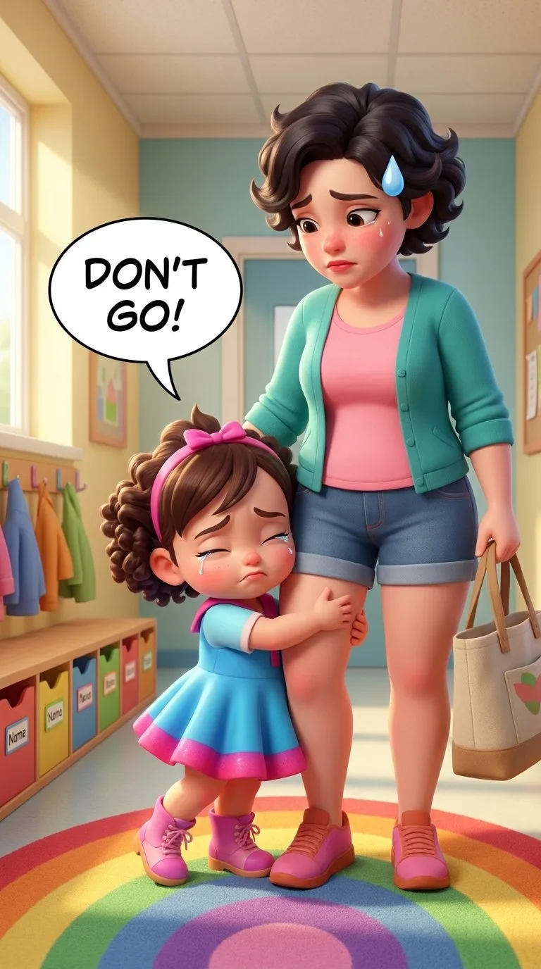The Daycare Goodbye Tears: What Actually Calms Her