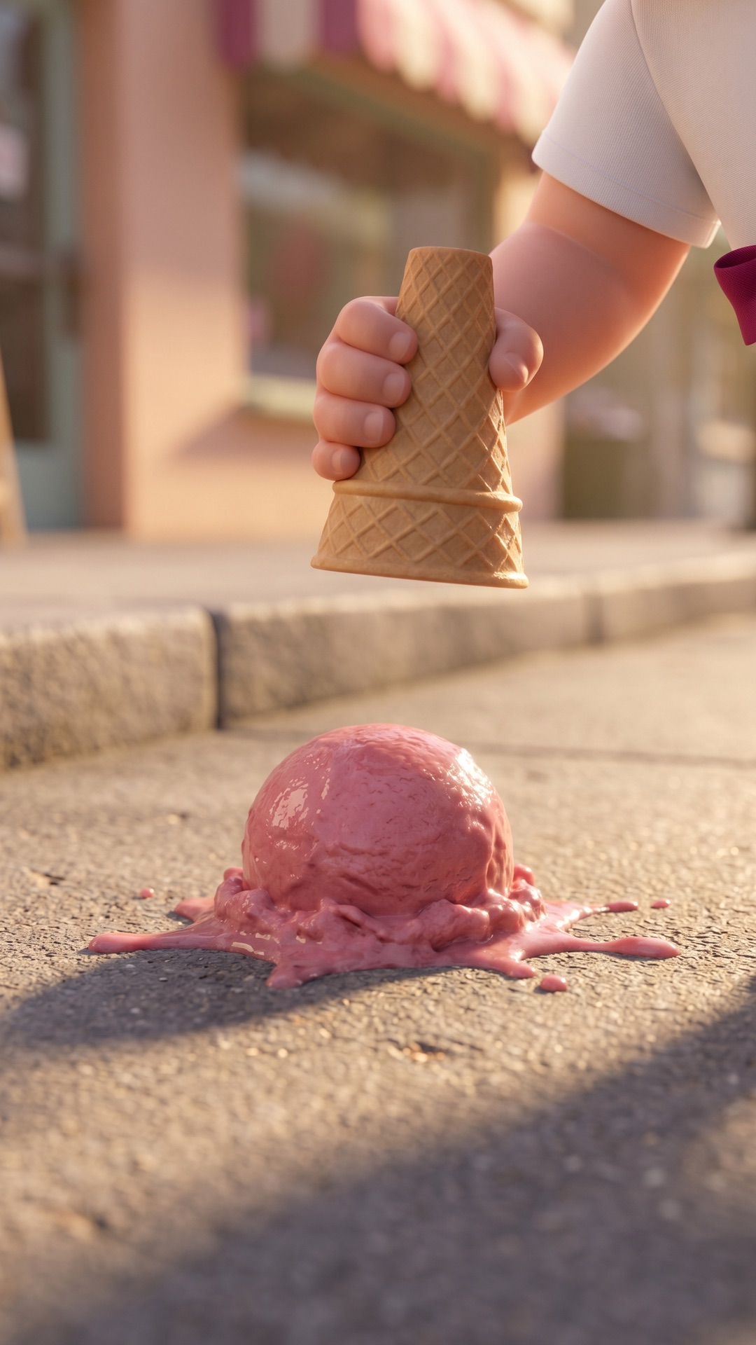 The Scoop That Hit the Sidewalk